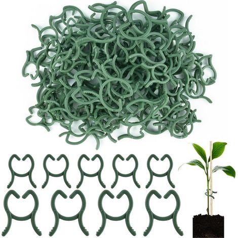200 PCS Clips pour Plantes, 3 3.6cm Et 2 2.6cm Clips pour Attacher Les Plantes, Clips De Jardin, Clips De Support pour Plantes (1/5)