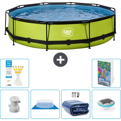 Exit Pool Rund - 360x76 cm - 7-teilig S272