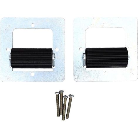 Outil de pose de câbles en 2 parties avec guide à rouleau, plaque de passage de câble pour boîte murale type 86 pour travaux d'installation et de réparation électriques. (1/5)