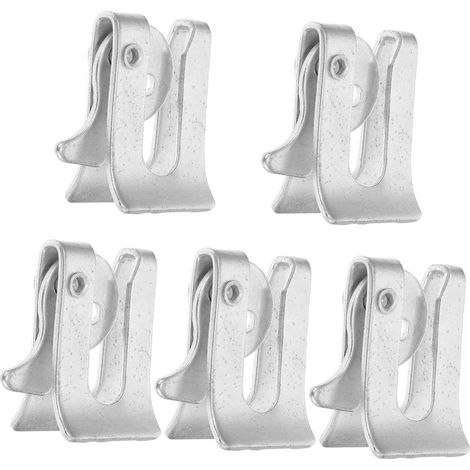 Pièces loquet de clôture pour porcs loquet pour enclos à porcs serrure pour caisse de mise bas porcine serrure de porte d'enclos à porcs fer galvanisé Silver (1/5)