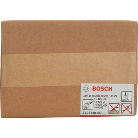 Bosch  campana  protectora  con  chapa  de  cubierta,  125  mm,  compatible  con  GWS  8  -  GWS  14  -  2605510257