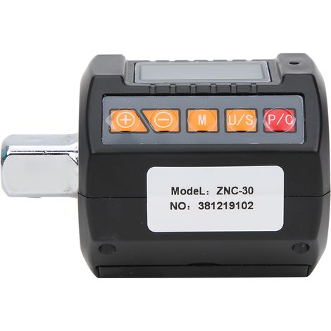 Clé dynamométrique numérique portable ZNC-30 avec adaptateur haute précision et affichage digital, couple -30 N.m (1/5)