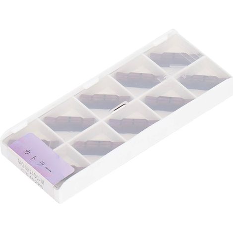 10 plaquettes de coupe en carbure pour rainurage, lame tronçonneuse CNC avec revêtement PVD, acier inoxydable