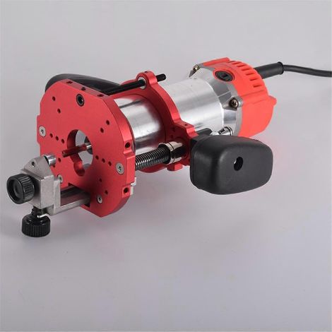 Élévateur de base pour défonceuse à moteur, établi de travail pour défonceuse à bois, rouge-- (1/5)