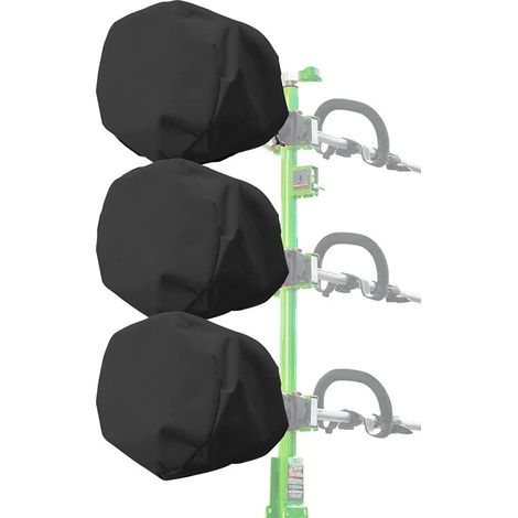 Ensemble de 3 housses de protection pour moteur de tondeuse — Housse robuste en tissu Oxford 600D, pare-soleil pour tondeuse à gazon (1/5)