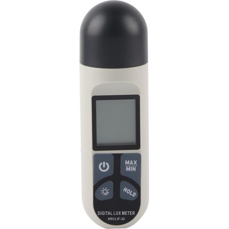 Photomètre numérique portable haute précision, grand écran LCD clair, large plage de mesure d'éclairement pour domicile et laboratoires