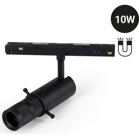 Faretto sagomatore a binario magnetico 48V - 10W - 20º-35º -