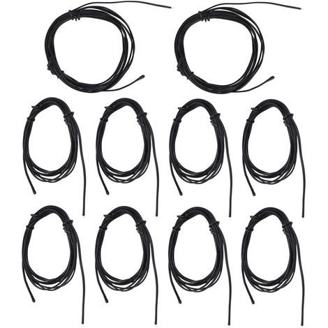 NTC-Thermistor-Temperaturfühler, 10 Stück, tropfenförmige Spitze, 2 Meter langer Epoxidharz-Anschluss, 10 kΩ B3435 (1/5)