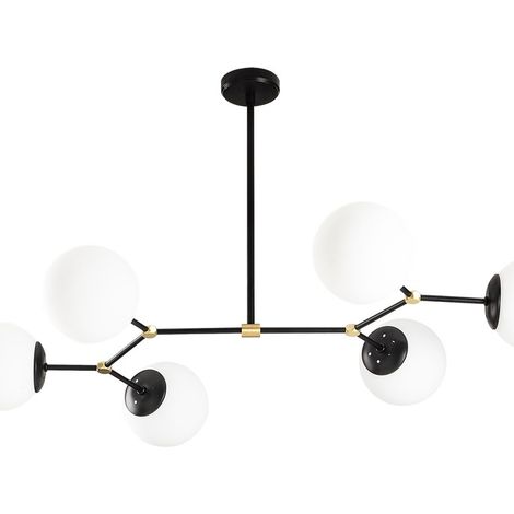 Lámpara de techo Mulen Negro (6 luces) (1/5)