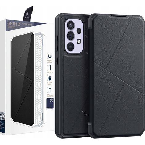 DUX Ducis Skin X Custodia con chiusura a libro per Samsung Galaxy A73 Nera (1/5)