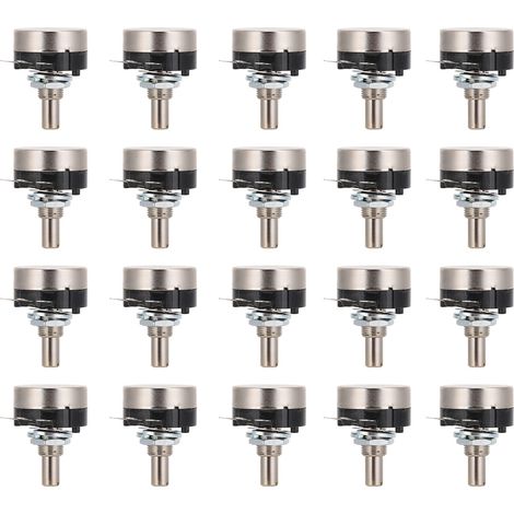 20-teiliges Potentiometer-Kohlefilm-Ein-Gang-Zubehörset für Motordrehzahlregelung B502 5K (1/5)
