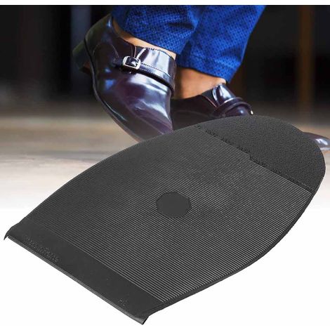 Chaussures de Sécurité en Cuir Noir à Semelle Antidérapante - Demi-Semelle Avant Renforcée (1/4)