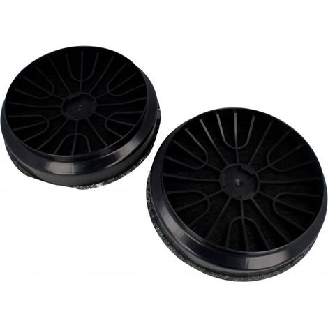Ersatzteil - Lot aus 2 Kohlefilter original -  - CANDY, ARTHUR MARTIN ELECTROLUX, ROSIERES, FAURE, SAUTER, BOSCH, BRANDT, ELECTROLUX, FAGOR, ZANUSSI, VIVA, AIRLUX, SIEMENS, DE DIETRICH, NEFF, FAR, THO
