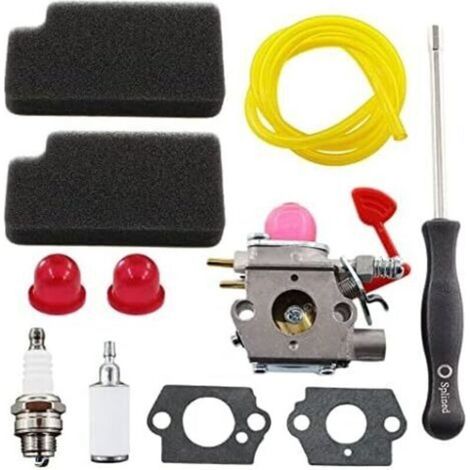 Vergaser mit Luftfilter, Schraubendreher und Zündkerze für Walbro WT-875, Poulan BVM200C, BVM200VS, P200C, GBV325, P325, Craftsman 545081855, 358794650 (1/5)