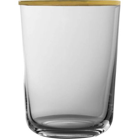 6 x verres OLD FASHIONED - fluet - Gold Rim - 34cl - Urban Bar