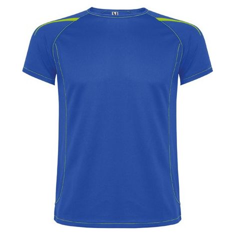 Camiseta técnica transpirable en tejido punto liso de manga corta ranglan SEPANG ROLY XL Royal