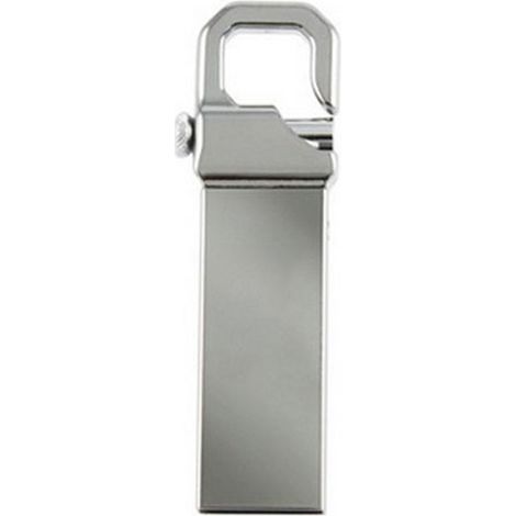 Clé USB haute vitesse, étanche, en métal, USB 2.0, avec porte-clés intégré pour la sauvegarde et le transfert de données sur PC/ordinateur portable. (1/5)
