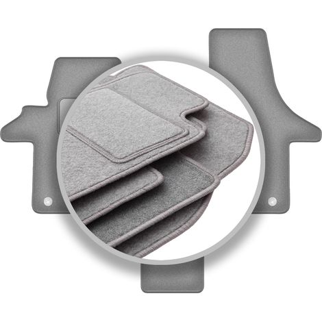 Alfombrillas grises para VW Transporter T5 Caravelle 2 plazas (2003-2015) (1/5)