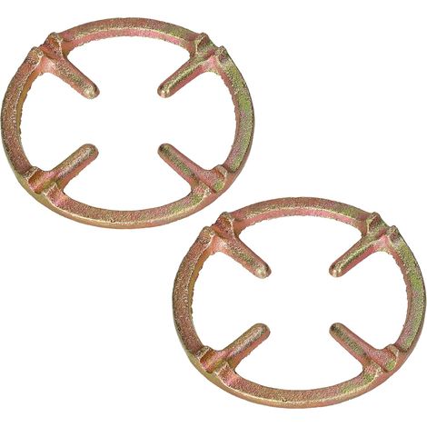 KOTARBAU set de 2 bagues à gaz en fonte pour brûleurs à gaz (1/5)