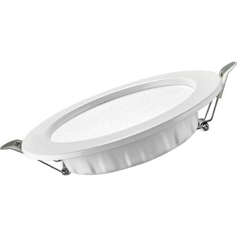 Downlight LED ultra-mince pour la maison, anti-éblouissement, spot encastré, salon, chambre à coucher, protection des yeux, économie d'énergie, lampe en boîte, plafonnier commercial,4 pack-7W (1/5)