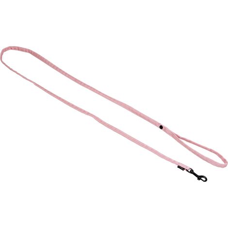 Laisse pour Chien, Modèle Comfort Tube Nylon, Couleur Rose, Taille XS, 12 mm x 152 cm