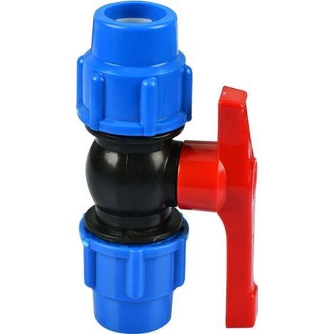 Clapet à bille en plastique pour tuyau de compression de 32 mm (1/5)
