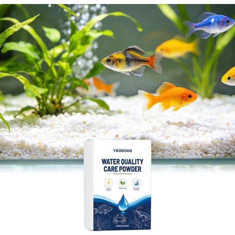 Poudre clarifiante pour le nettoyage quotidien de la maison, la purification de l'eau et l'entretien des aquariums - 120 g (1/5)