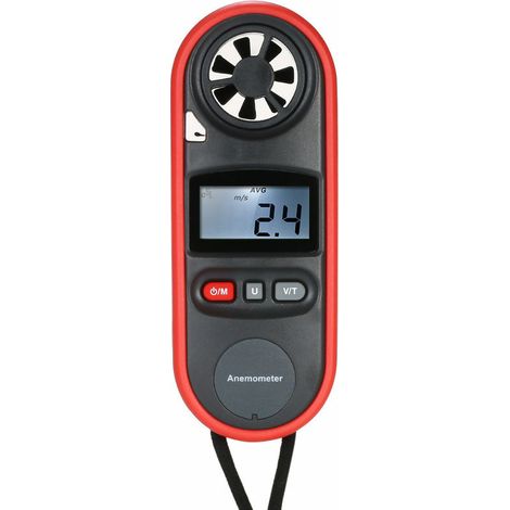 Mini Anemometre Numerique, Lcd Retro-Eclaire, Avec Mode Max / Avg (1/5)