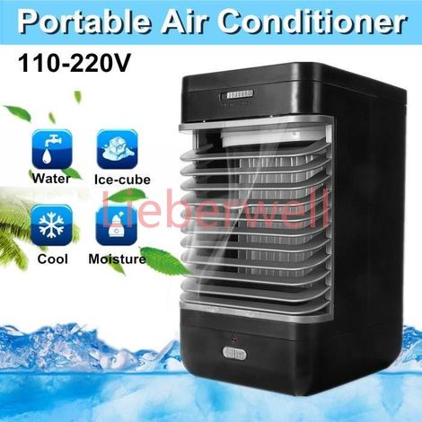 TEMPSA Portatif Refroidisseur d'Air Filtre Climatiseur purificateur et humidificateur maison bureau ventilateur froide Prise EU (1/4)