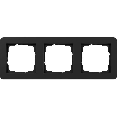 Gira Marco embellecedor 3f Gira E1 Negro m [0213153], 0213 153