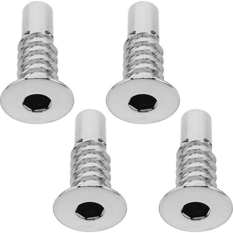 Charnière de Levage de Meubles 4PCS en Alliage de Zinc argenté, vis de charnière pour lit et Chaise, mécanisme de Pliage avec réglage précis, Usage résidentiel et Commercial (1/5)