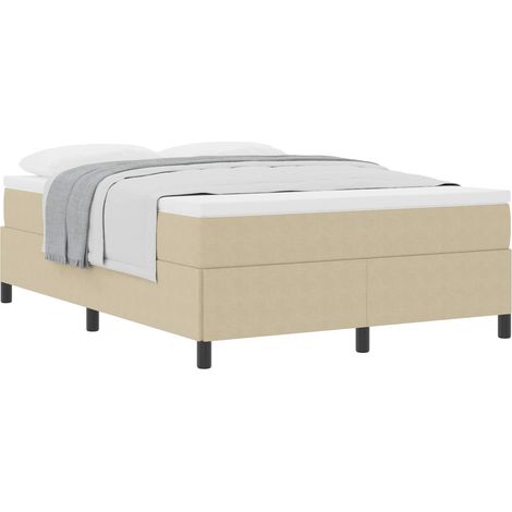 Maison Exclusive - Boxspringbett Grau-Grün 160 x 200 cm Cordstoff