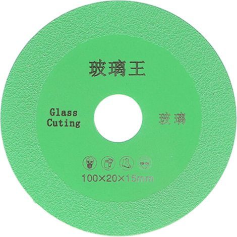 Disque diamant 4 pouces pour coupe verre, céramique et brique - Lame de scie meuleuse (1/5)