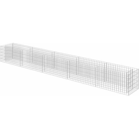 Maison Exclusive - Arriate de gaviones de acero 450x50x50 cm