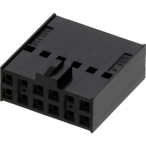 Molex Buchsengehäuse-Kabel Polzahl Gesamt 12 Rastermaß: 2.54 mm 901420012 1 St. Bag (1/2)