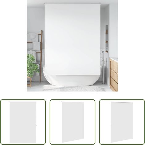 Intimité salle de bain - Store enrouleur de douche 160x240 cm largeur du tissu 156 cm (1/5)