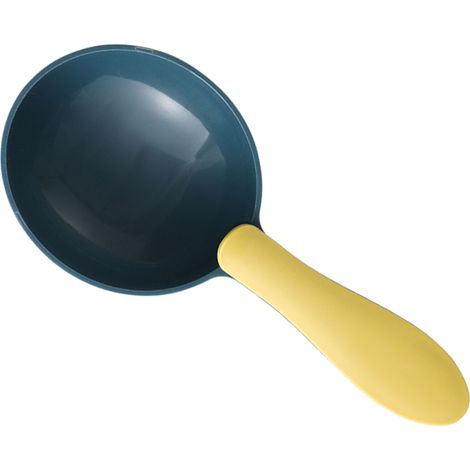 Cuillère à croquettes multifonctionnelle, portable, avec manche ergonomique épais et clip de fermeture pour aliments pour animaux. (1/4)