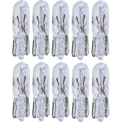 Ampoule spécifique,Lot de 10 ampoules T5 12V 1.2W pour tableau de bord (1/5)