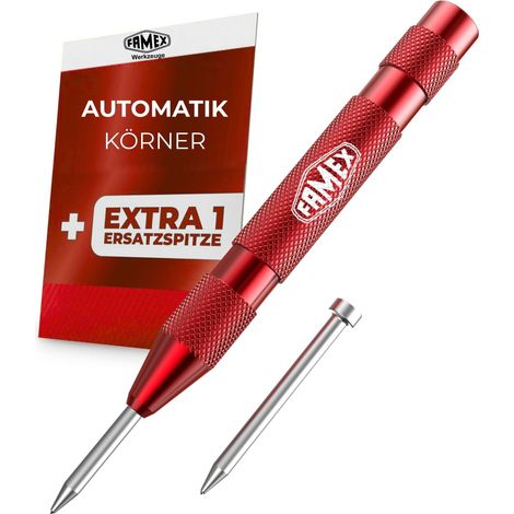 FAMEX 8242 Pointe automatique, pointe en acier HSS, force d’impact réglable 50–100 N (1/4)