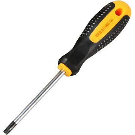 Tournevis Torx T8 inviolable en acier au chrome vanadium avec tige longue magnétique pour réparation et entretien (1/4)