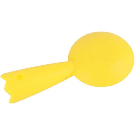 Cuillère à riz sur pied, spatule à riz de cuisine antiadhésive en plastique avec motif amusant, pour usage domestique (1/2)