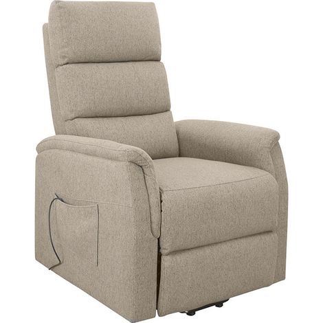 Sillón relax Sparta con reclinación eléctrica Beige (1/5)