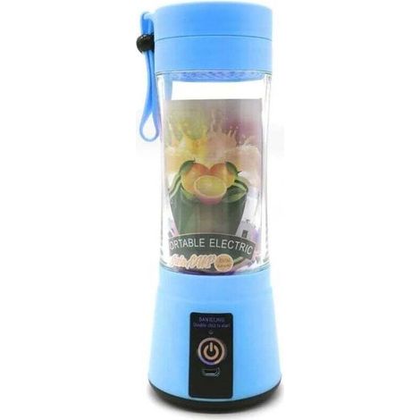 Extracteur de jus Gobelet à jus portable 400 ml 6 lames bleues RAPANDA (1/4)