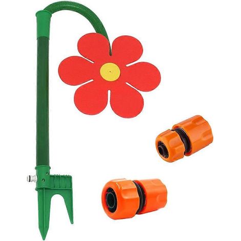 Rotierender Blumen-Gartensprenger für Kinder ab 3 Jahren und Haustiere, ein lustiges und erfrischendes Wasserspiel.