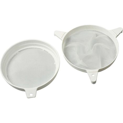 Apiculteur outil plastique tamis double filtre à miel professionnel, passoire apicole robuste et pratique pour extraction. (1/4)