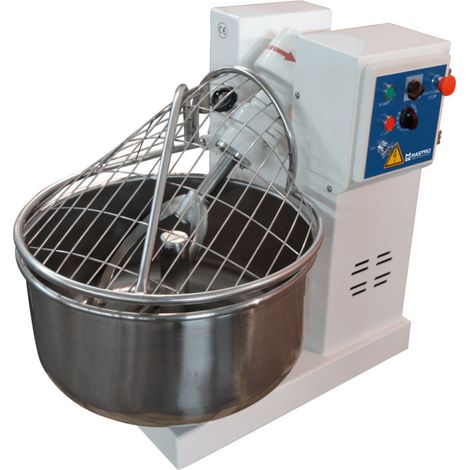 Pétrin à fourche 35 kg pate et 50 litres bol, 2 vitesses avec minuteur 1040x760x900 mm - VIRTUS