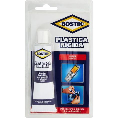 BOSTIK PLASTICA RIGIDA TUBETTO 50 G BLISTER 6 PZ