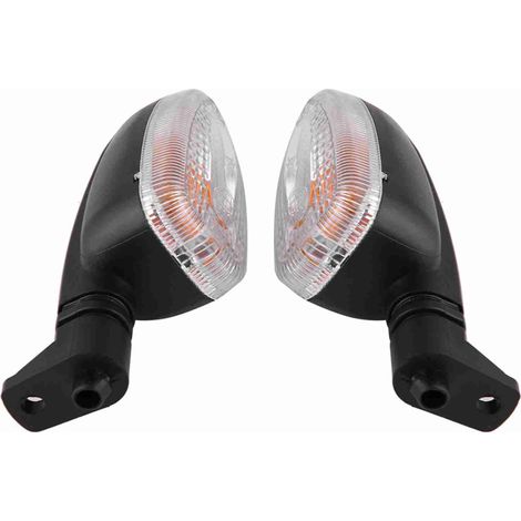 Paire Clignotants Moto Lampe de Direction pour BMW F800 Transparent