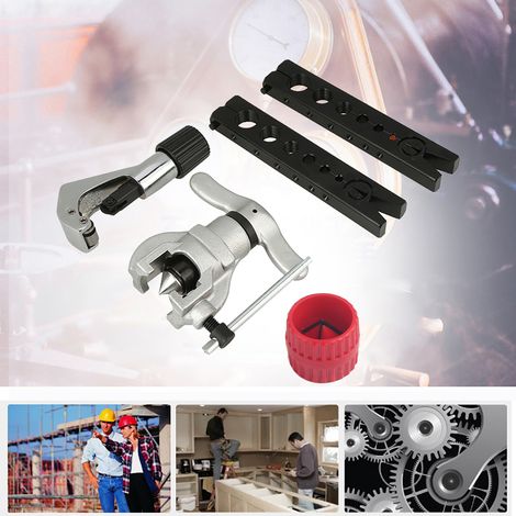 Exzentrisches Bördelwerkzeug-Set für Kupfer- und Aluminiumrohre, Sortiment für die Reparatur von Rohrbördelungen (1/5)
