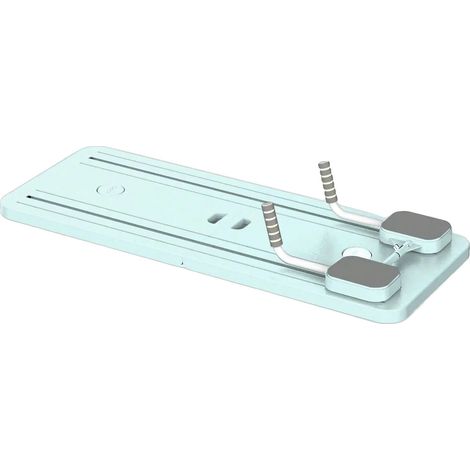 Pilates Reformer, Matériau PP Durable, 190 cm x 45 cm x 20 cm, Convient à Tous les Niveaux de Fitness, Technologie de Rebond Dynamique, Tampons de Sécurité Antidérapants
